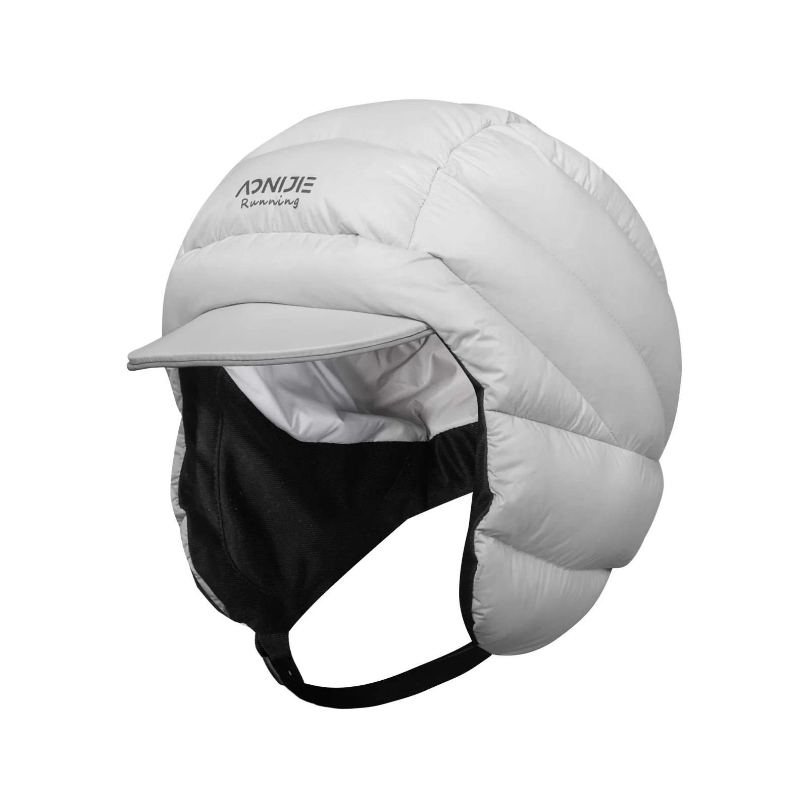 AONIJIE White Duck Down Earflap Hat -M35